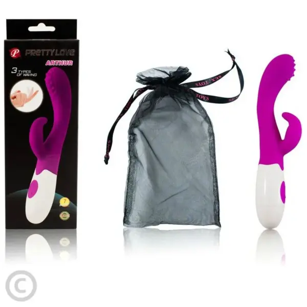 Pretty Love - Vibrador rampante Arthur en color Lila y Blanco - Imagen 2