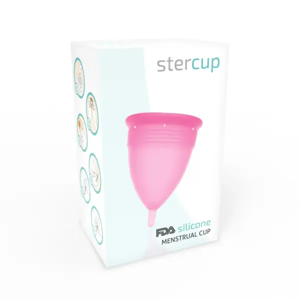 STERCUP - Copa Menstrual FDA Silicona Rosa - Talla L - Imagen 5