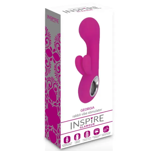 Inspire Glamour - Vibrador rabbit Georgia Lila - Imagen 4