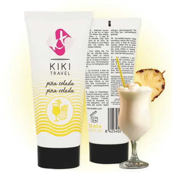 Kiki Travel - Lubricante Sabor a Piña Colada 50 ml - Imagen 2