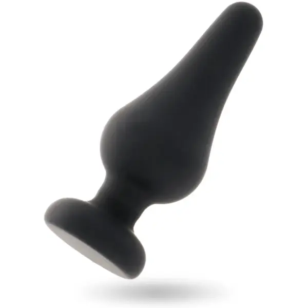 INTENSE - Anal Plug PIPO L Silicone Negro 13 cm - Imagen 3