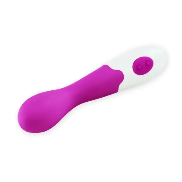 Pretty Love - Vibrador Bishop Lila y Blanco de Alta Calidad - Imagen 5