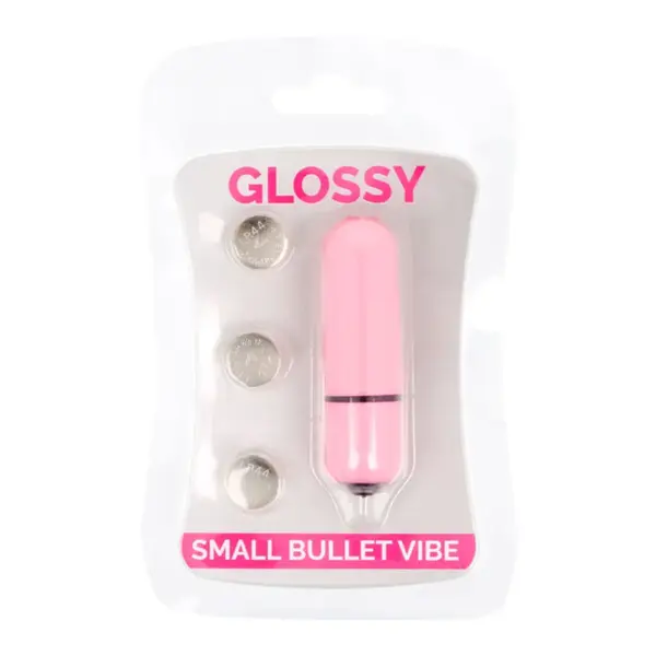 GLOSSY - Small Bala Vibradora Rosa para Placer Infinito - Imagen 3