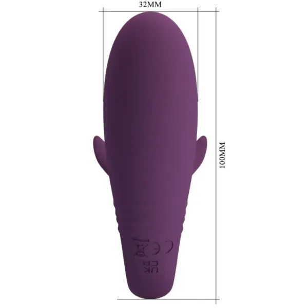 Pretty Love - Vibrador rabbit con licking morado - Imagen 6