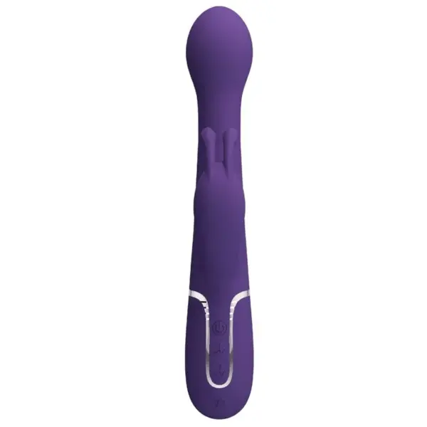 Pretty Love - Vibrador rabbit con licking morado - Imagen 3