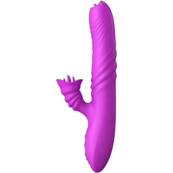 Armony - Vibrador Multifuncion Doble Lengua con Efecto Calor Violeta - Imagen 3