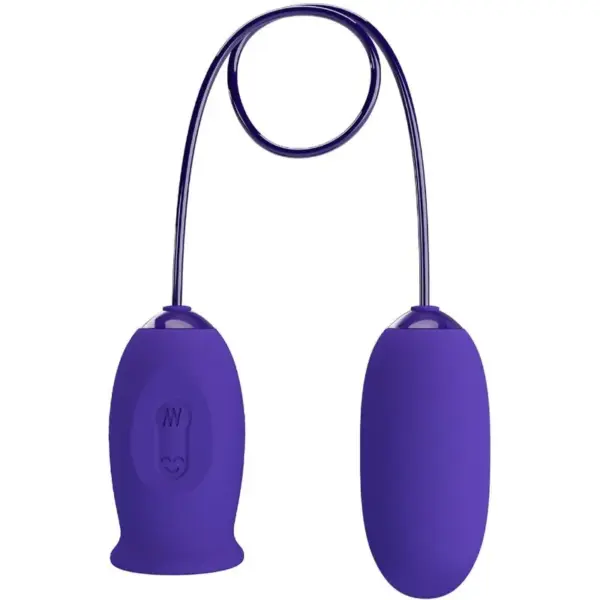 Pretty Love - Vibrador rabbit con licking morado