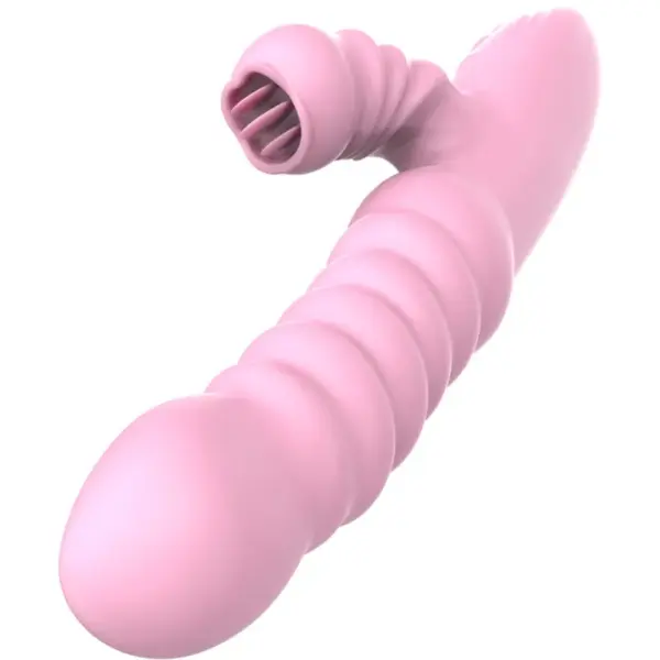 ARMONY - Vibrador multifunción con lengua estimuladora efecto calor rosa