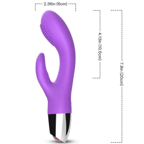 ARMONY - Vibrador rabbit violeta para placer intenso - Imagen 4