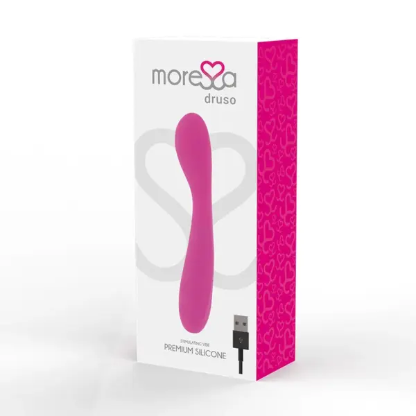 MORESSA - Druso Masajeador Duo Punto G y Suero Pélvico Premium Silicone Recargable - Imagen 3