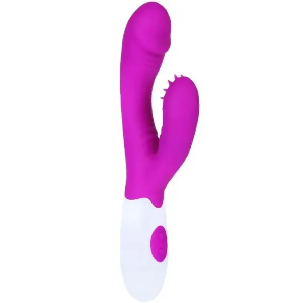 Pretty Love - Vibrador Estimulador André en color lila y blanco - Imagen 2