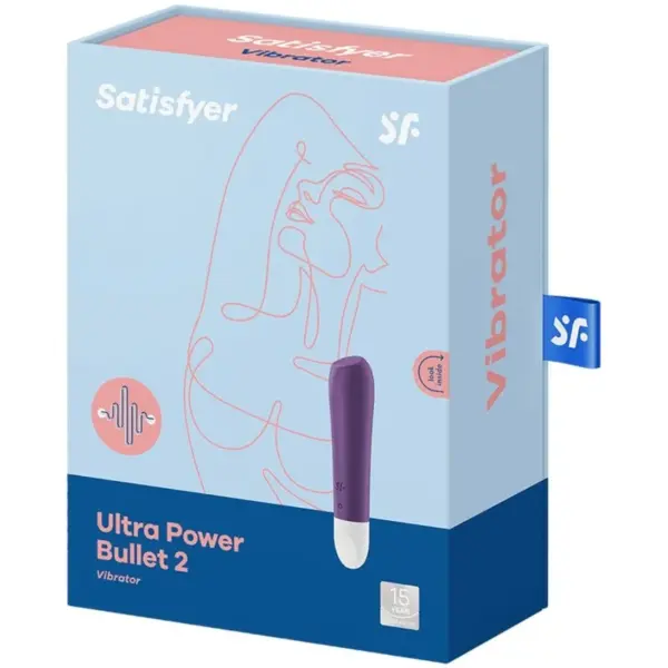 Satisfyer - Ultra Power Bullet 2 bala vibradora morada - Imagen 3