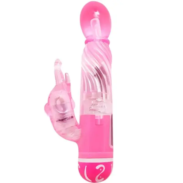 Baile - Vibrador rabbit con estimulador rosa