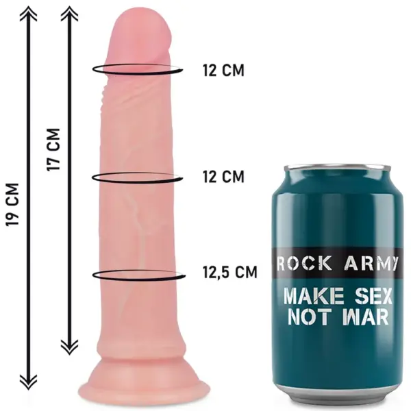 RockArmy - Arnes + Liquid Silicone Dildo Premium Avenger 19 cm -O- 3.98 cm - Imagen 3