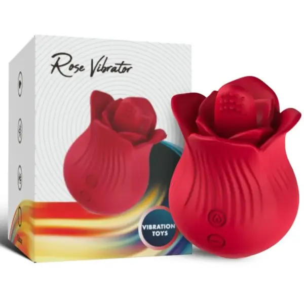 ARMONY - Succionador de Clítoris Rosa Vibrador y Estimulador Rojo - Imagen 5