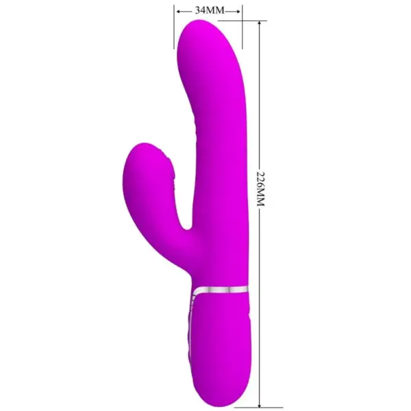 Pretty Love - Vibrador punto G multifunción fucsia - Imagen 2