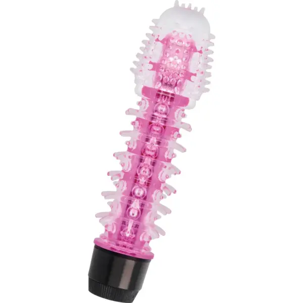 Glossy - Vibrador rosa Jelly Axel con múltiples velocidades - Imagen 2