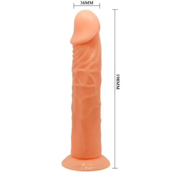 Baile - Dildo Vive Realistic 19.8 cm Color Natural - Imagen 6