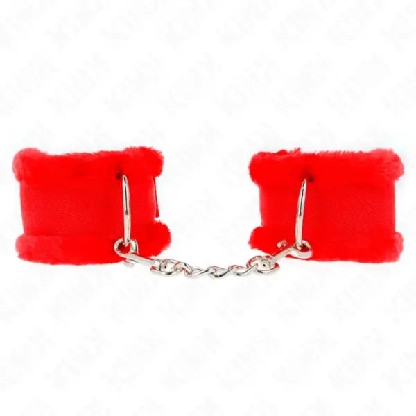 KINK - Muñequeras Forradas Rojo Ajustable 17-31 cm x 7 cm