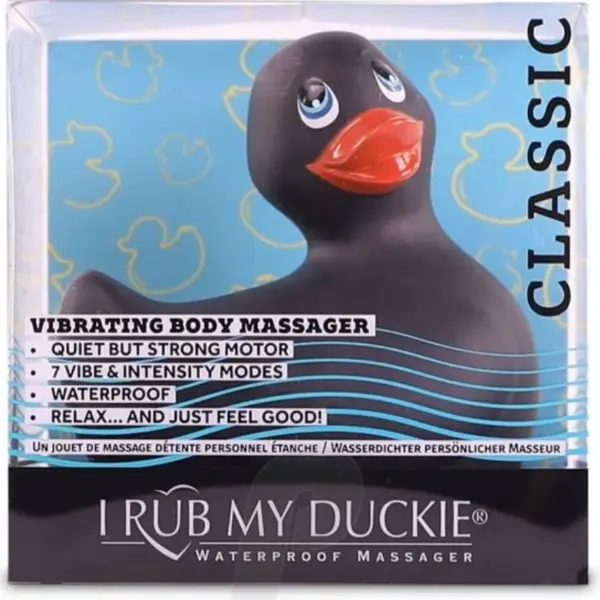 BIG TEASE TOYS - Pato Vibrador Negro I Rub My Duckie Classic - Imagen 3