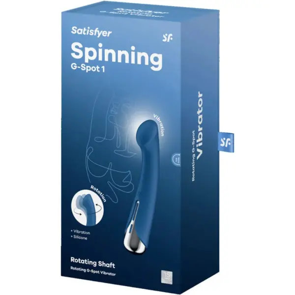 Satisfyer - Spinning G-Spot 1 Vibrador Rotador Azul - Imagen 6