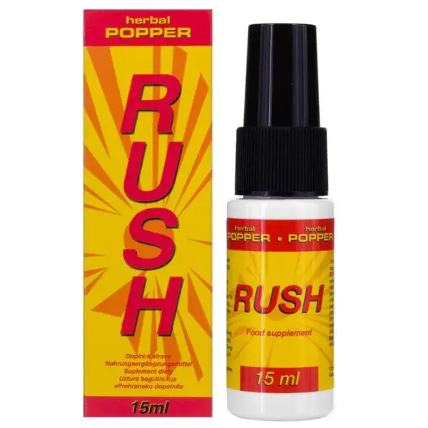 COBECO - RUSH HERBAL POPPER SPRAY 15 ML - WEST: Energía Natural para Relaciones Intensas