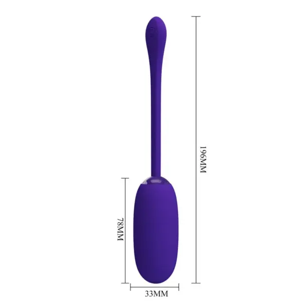 Pretty Love - Huevo vibrador impermeable y recargable lila - Imagen 6