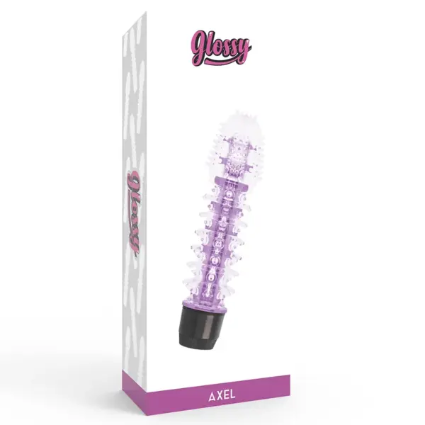 Glossy - Vibrador Axel Lila de alta potencia y diseño ergonómico - Imagen 4