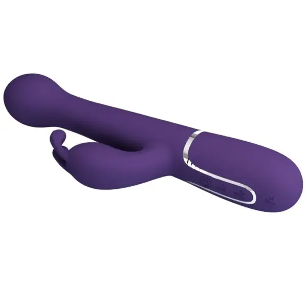 Pretty Love - Vibrador rabbit con licking morado - Imagen 5