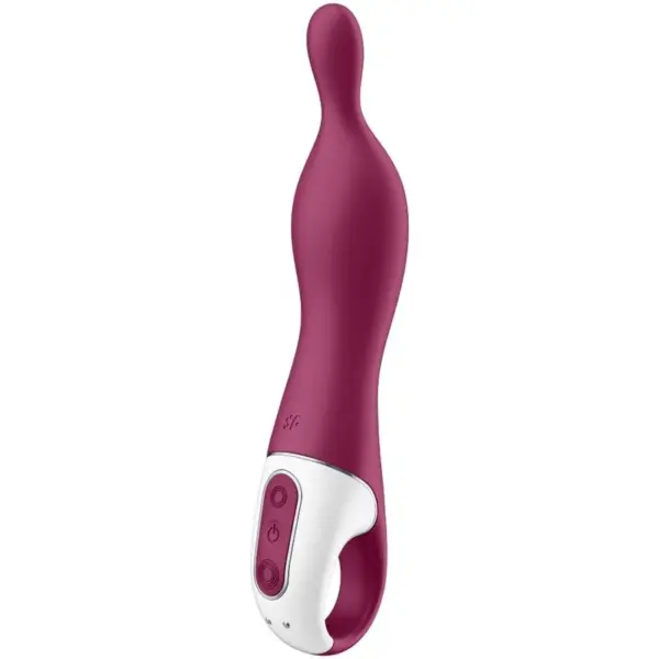 Satisfyer - Vibrador A-Mazing 1 para Estimulación del Punto A en Color Berry