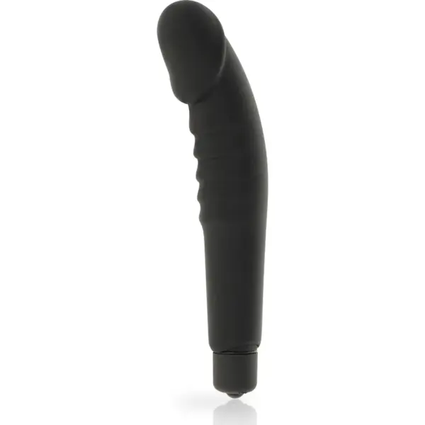 Dolce Vita - Vibrador Realistic Pleasure de Silicona Negro - Imagen 3