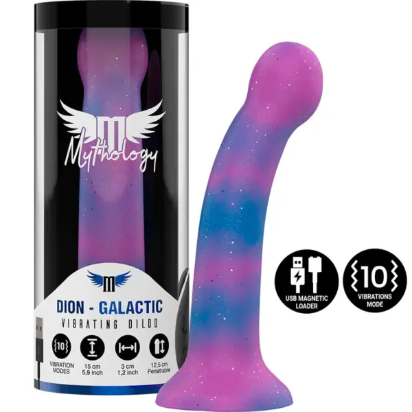 MYTHOLOGY - DION GALACTIC DILDO S - VIBRADOR AVANZADO CON TECNOLOGÍA INALÁMBRICA - Imagen 3