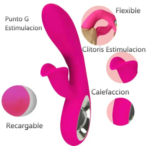 Armony - Vibrador y estimulador pull ring fucsia DARO