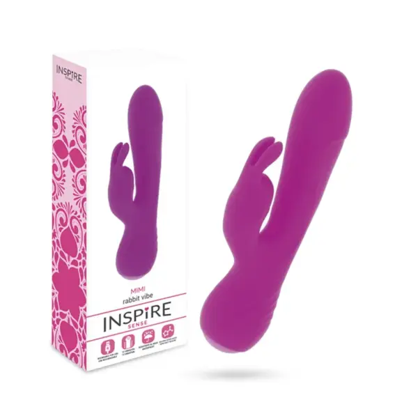 Inspire Sense - Vibrador rabbit con clítoris lila - Imagen 2