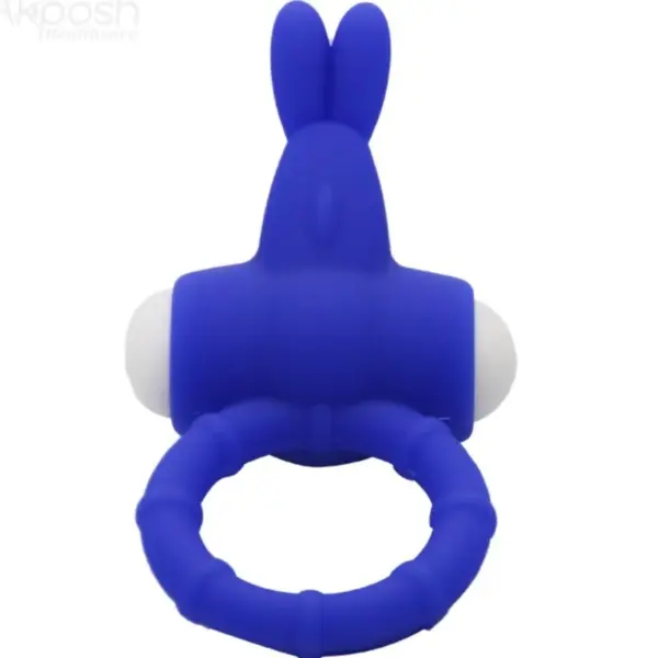 ARMONY - Anillo Vibrador de Silicona Azul para Parejas - Imagen 3