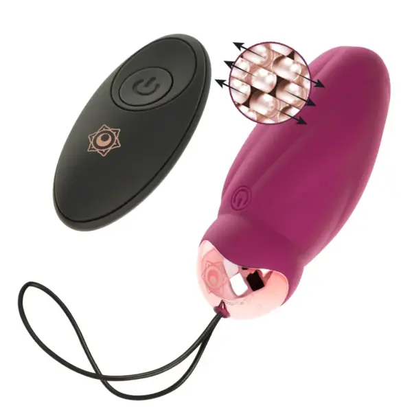 RITHUAL - Huevo vibrador control remoto con rotación de perlas y vibración - Imagen 2