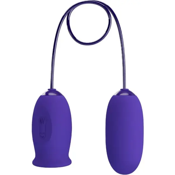 Pretty Love - Vibrador rabbit con licking morado - Imagen 3