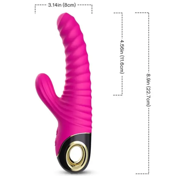 ARMONY - Vibrador de Silicona Fucsia para Placer Intenso