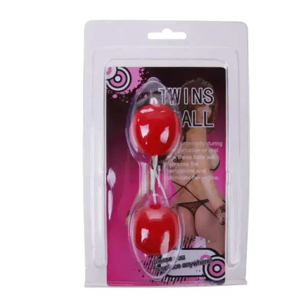 BAILE - Twins Balls Bolas Chinas Rosa Unisex - Imagen 3