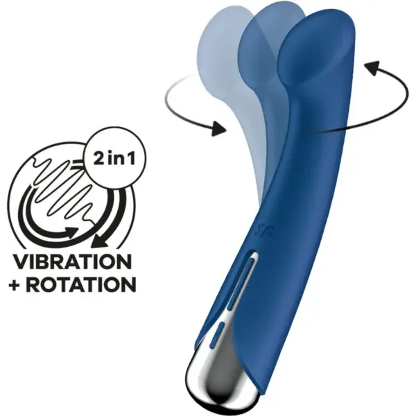 Satisfyer - Spinning G-Spot 1 Vibrador Rotador Azul - Imagen 4