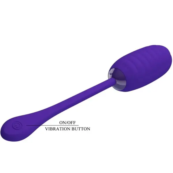 Pretty Love - Kirk Huevo Vibrador Recargable Lila - Imagen 7