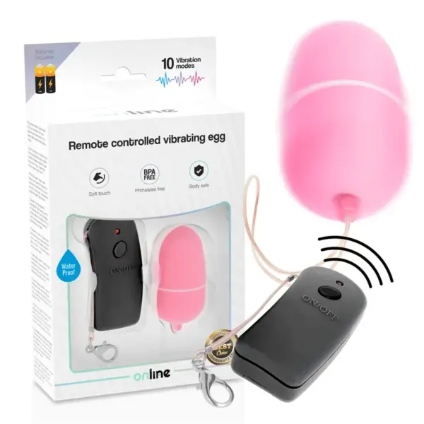 ONLINE - Huevo vibrador con mando control remoto rosa - Imagen 2