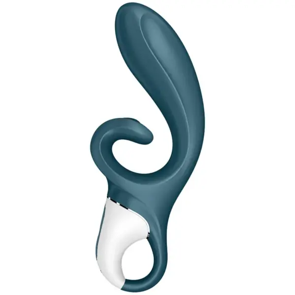 Satisfyer - Hug Me Vibrador Rabbit App Azul - Imagen 2