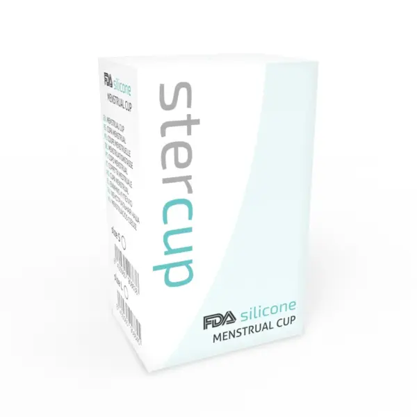 STERCUP - Copa Menstrual FDA Silicona Aquamarina - Talla L - Imagen 4