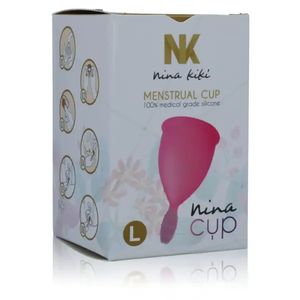 NINA KIKÍ - Copa Menstrual Rosa - Talla L