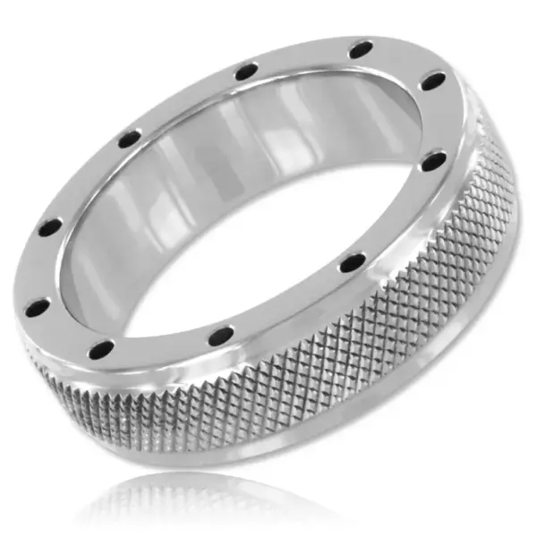 Metal Hard - Anillo metálico para pene y testículos 55mm