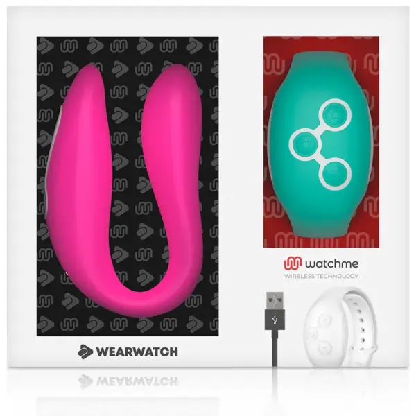 WEARWATCH - Vibrador Dual Technology WATCHME Fucsia/Agua Marina - Imagen 7