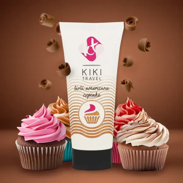 KIKÍ TRAVEL - Gel deslizante sabor a tarta americana cupcake 50 ml - Imagen 5