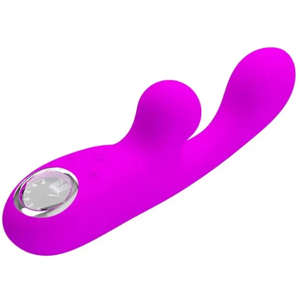 Pretty Love - Vibrador rabbit con licking morado - Imagen 7