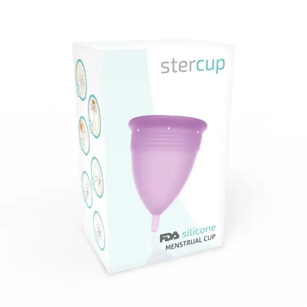 STERCUP - Copa Menstrual FDA Silicona Lila - Talla L - Imagen 5